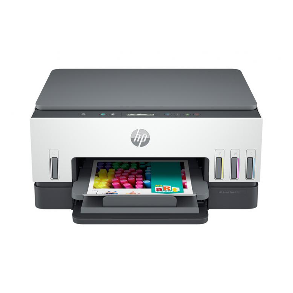 HP Smart Tank 670 / All-in-One Auto Duplex WiFi Integrated Ink Tank Colour Printer / Scanner / Copier- High Capacity Tank / 6000 Black /  8000 Colour / Automatic Ink Sensor