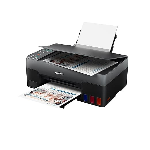 Canon PIXMA G2020 NV / All-in-One Ink Tank Colour Printer Multi-function Monochrome Printer / Voice Activated Printing Google Assistant