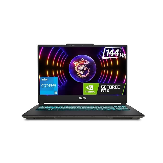 MSI Cyborg 15 / A12UDX-1468IN / Intel 12th Gen. i5 / 16GB / 512GB SSD / NVIDIA GeForce RTX 3050 / Windows 11 Home / Translucent Black