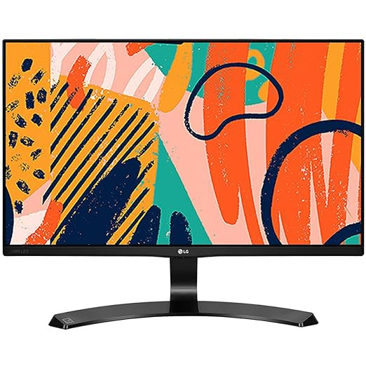 LG-22MP68VQ / 22 Inch-55CM / Full HD IPS Monitor LCD / 1920 X 1080 Pixels / 3 Side Borderless with VGA / HDMI / DVI / Audio Out Ports / Black