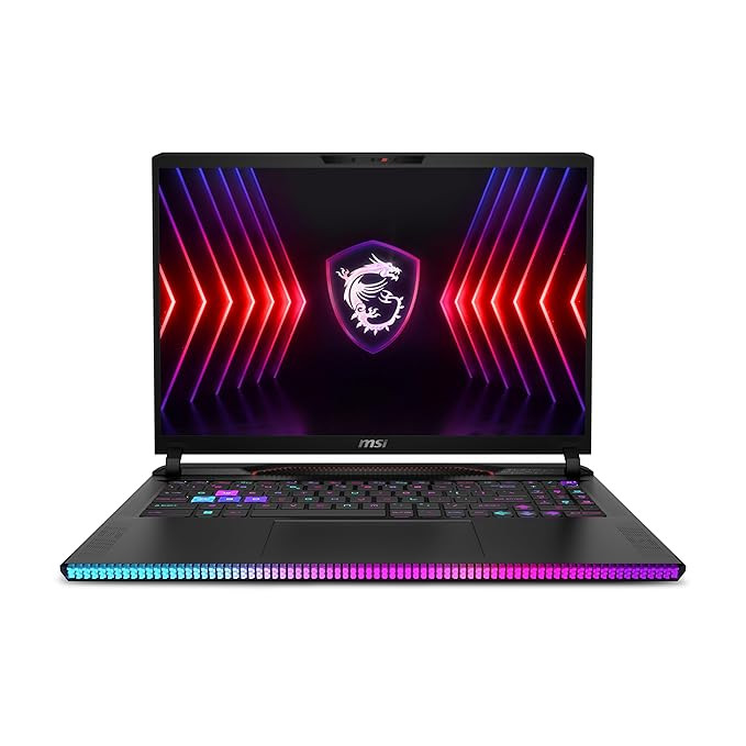 MSI Raider GE68HX / 14VHG-460IN / Intel  i9- 14th Gen 14900HX / 41CM QHD+ 240Hz / 32GB / 1TB NVMe SSD / Win 11 Home / NVIDIA GeForce RTX 4080 / GDDR6 12GB / Core Black / 2.75Kg