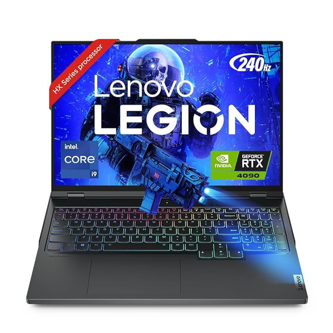 Lenovo-82Y3006XIN / Intel Core i7-13700H / 16 Inch-40.64cm / 3.2K IPS 165Hz 430Nits / 16GB / 1TB SSD / Win 11 / Office 2021 / NVIDIA RTX 4060 8GB / Alexa / 3 Month Game Pass / Storm Grey / 2Kg