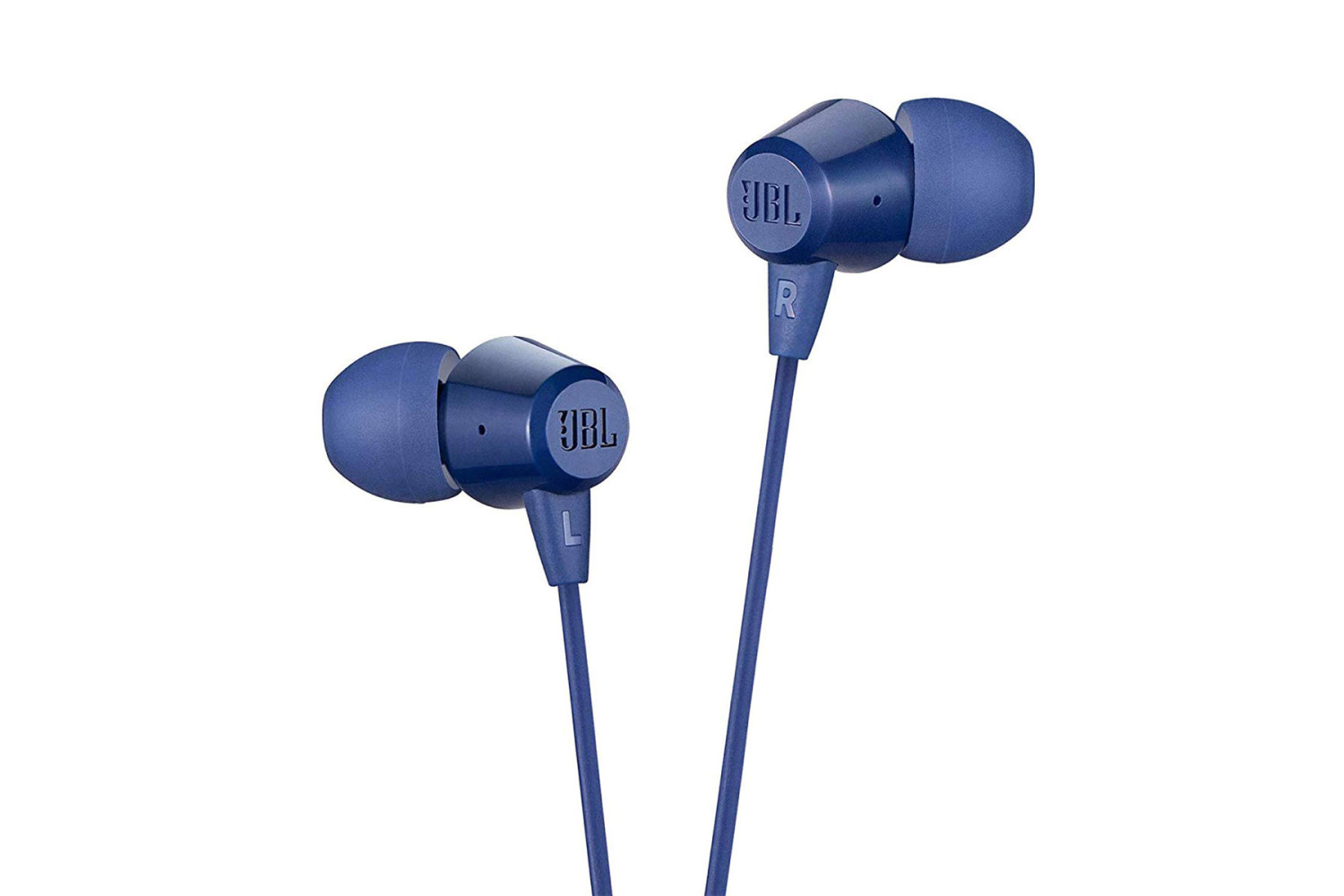 JBL T50HI Wired in-Ear Headphone with Mic Blue