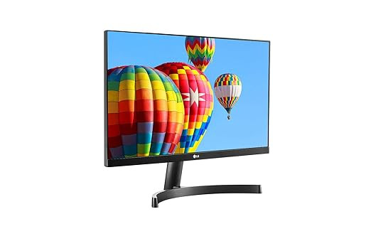 LG - 22Mk600M / 21.5 Inch -54.61 Cm / FHD 1920 X 1080 Pixels Slim IPS Panel LCD Monitor / HDMI X 2 & VGA Port / 56-75 Hz Refresh Rate & AMD Freesync / Black