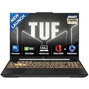 ASUS TUF Gaming F16 - FX677VU-RL055WS / Intel Core 5 210H / 16 GB/512 GB SSD/Windows 11 Home with MS Office/6 GB NVIDIA GeForce RTX 4050 Graphics / 16 Inch / Mecha Gray / 2.5 Kg.