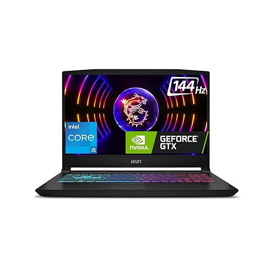 MSI-B12UDXK-1005IN / Intel 12th Gen / i5-12450H / 40Cm / FHD 144Hz / 16GB / 512GB NVMe SSD / Windows 11 Home / Nvidia GeForce RTX 3050 / GDDR6 6GB / Black / 2.25Kg