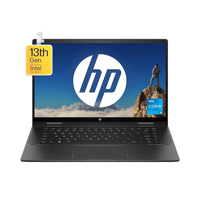 HP 15-fe0028TU / 13th Gen / Intel Core i5-1335U / 15.6 Inch-39.6 cm / FHD / 16GB LPDDR5 / 512GB SSD / Intel Iris Xe Graphics / 5MP IR Camera / B&O / Pen / Win 11 / MSO / Black / 2.14 kg