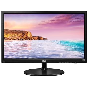 LG - 20M39H / 19.5 Inch -49.53 Cm / HD / 1366 X 768 Pixels TN Panel LCD Monitor with HDMI & VGA Port / Wall Mount / Black /   3 Year Warranty