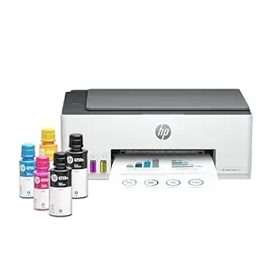 HP Smart Tank 520 / All-in-one Colour Printer / 1 Extra Black Ink Bottle / Upto 12000 Black / 6000 Colour Prints / 1 Year Extended Warranty / PHA Coverage ( Print / Scan / Copy ) for Office / Home